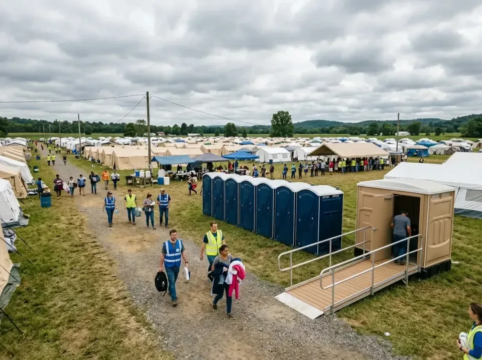 disaster-relief-camp-restrooms-010 — frequently asked questions, Dumpster & Portable Bathrooms Rental in East Cleveland, TN
